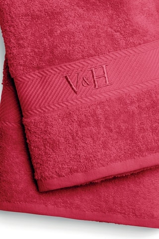 Serviette et drap de bain Nuage - Rose - 50 x 100 cm et 70 x 140 cm