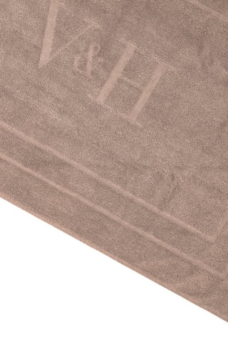 Alfombra de baño Design - Castaño -  60 x 100 cm