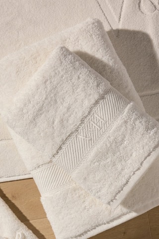 Alfombra de baño Design - Marfil -  60 x 100 cm