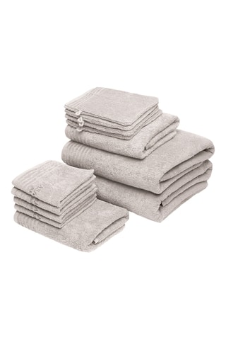 12 serviettes de bain - Marron clair