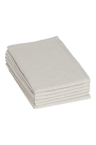 6 serviettes de table - Taupe