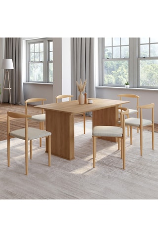 6 chaises Adam - 50 x 74 x 48 cm