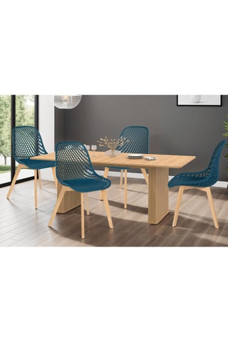 4 chaises Maelle - 54 x 86 x 56 cm