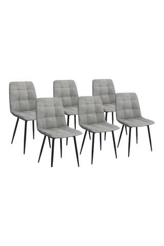 6 chaises Linda - 46 x 88 x 55 cm