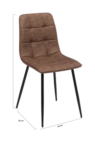 6 chaises Linda - 45 x 88 x 55 cm