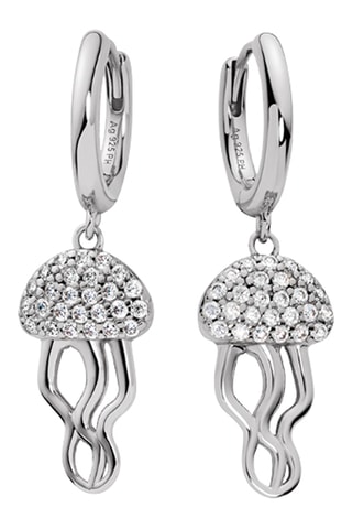 Creolen Jelly Fish - Zilver