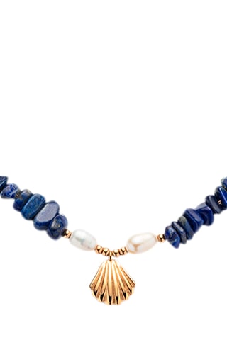 Ketting Scallop - Roségoudkleurig