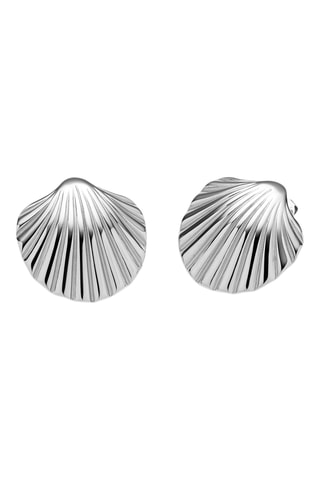 Oorbellen Scallop - Zilverkleurig