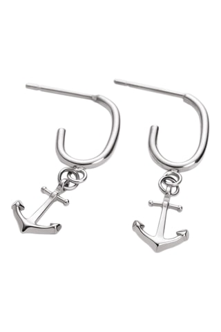 Creolen The Anchor II - Zilverkleurig