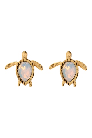 Oorbellen Turtle - Goudkleurig