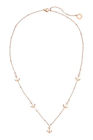 Ketting The Anchor II - Roségoudkleurig