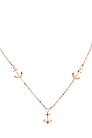Ketting The Anchor II - Roségoudkleurig