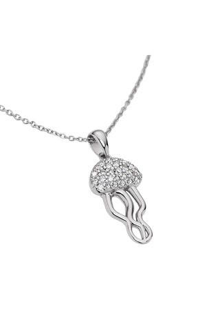 Ketting Jelly Fish - Zilver
