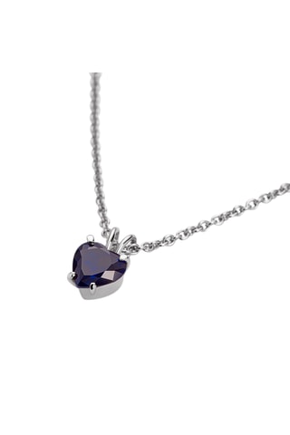Ketting Heart of the sea - Zilverkleurig en Marineblauw
