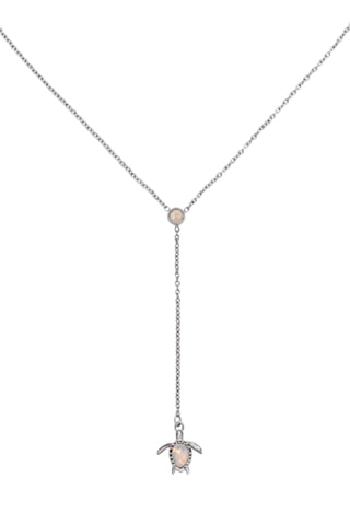 Ketting Turtle - Zilverkleurig