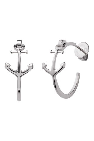 Creolen The Anchor II - Zilverkleurig