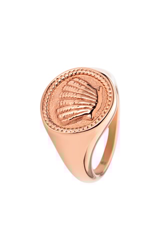 Ring Scallop - Roségoudkleurig