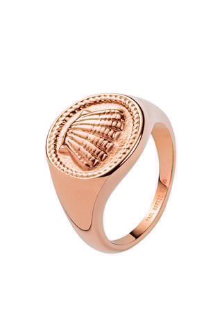 Ring Scallop - Roségoudkleurig