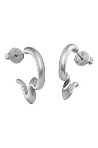 Creolen Waves - Zilverkleurig