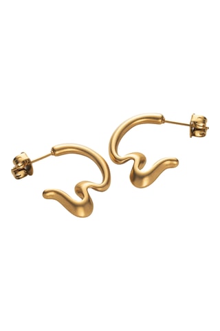 Creolen Waves - Goudkleurig