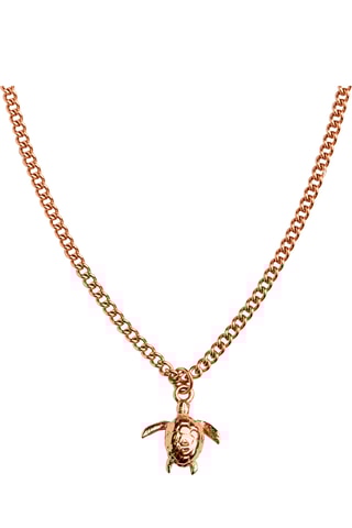 Ketting Turtle - Roségoudkleurig