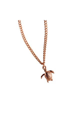 Ketting Turtle - Roségoudkleurig