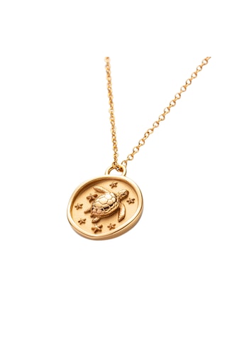 Ketting Turtle - Goudkleurig