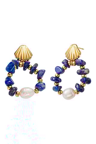 Oorbellen Scallop - Goudkleurig