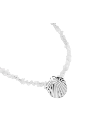 Ketting Scallop - Wit