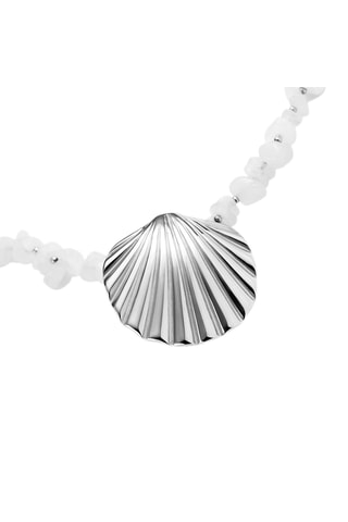Ketting Scallop - Wit