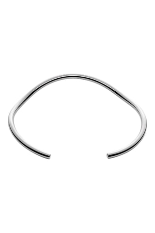 Open Armband Waves - Zilverkleurig