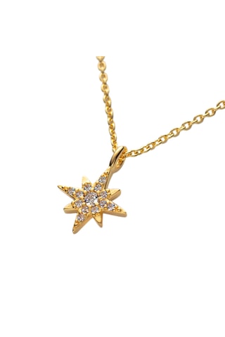 Ketting Windrose - Zilver Doublé Geelgoud