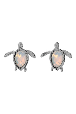 Oorbellen Turtle - Zilverkleurig