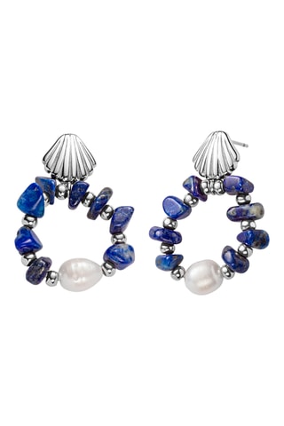 Oorbellen Scallop - Zilverkleurig