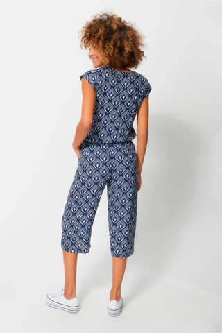 Jumpsuit - Wit en blauw