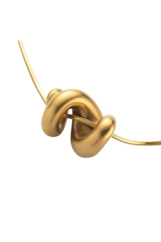 Ketting Waves - Goudkleurig