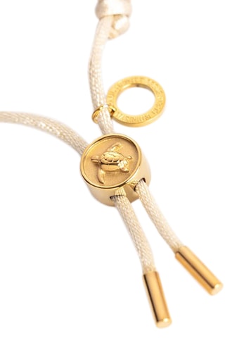 Armband Turtle - Goudkleurig en Beige