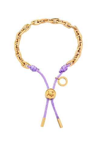 Armband Turtle - Goudkleurig en Paars