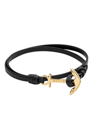 Armband The Anchorband - Zwart en Goudkleurig