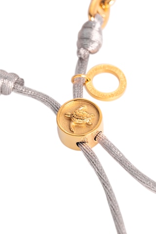 Armband Turtle - Goudkleurig en Grijs