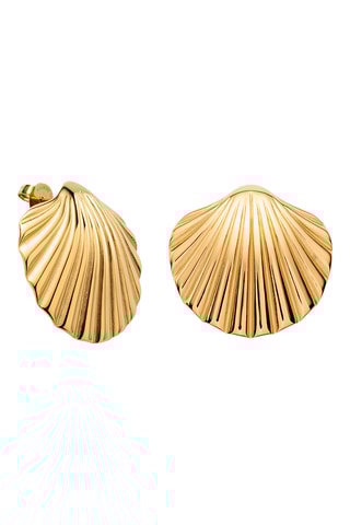 Oorbellen Scallop - Goudkleurig