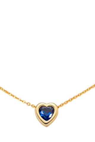 Ketting Heart of the sea - Zilver Doublé Geelgoud