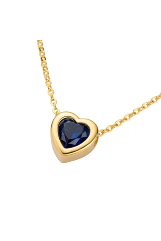 Ketting Heart of the sea - Zilver Doublé Geelgoud