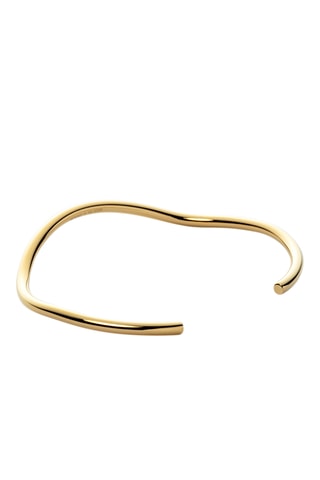 Open Armband Waves - Roségoudkleurig