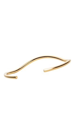 Open Armband Waves - Roségoudkleurig