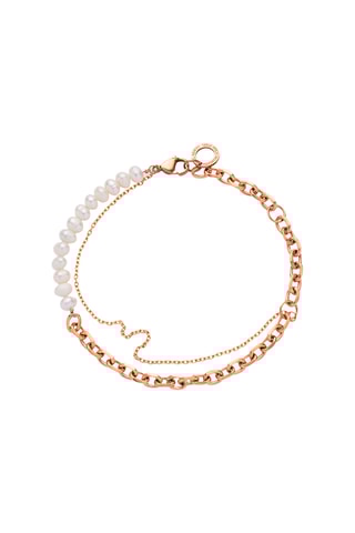 Schakelarmband Treasures Of The Sea - Roségoudkleurig