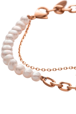 Schakelarmband Treasures Of The Sea - Roségoudkleurig