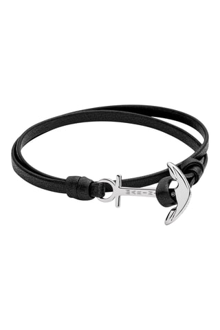 Armband The Anchorband - Zwart en Zilverkleurig