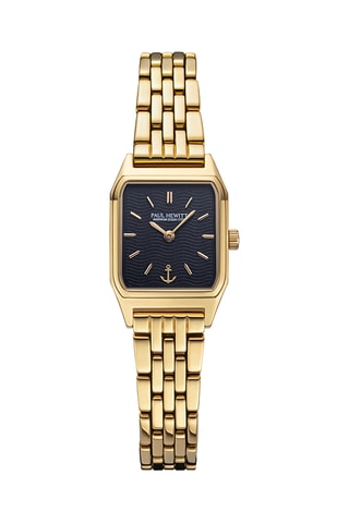 Stalen Quartz Horloge Petit Soleil - Goudkleurig en Zwart