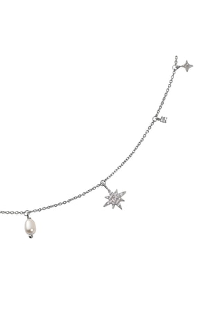 Ketting Windrose - Zilver